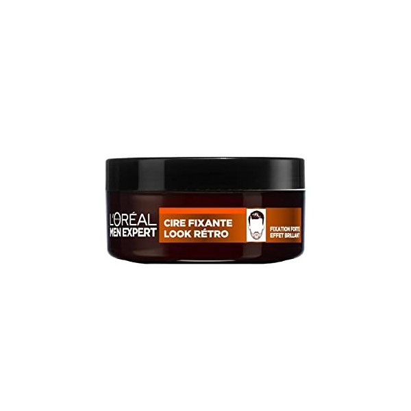 LOréal Men Expert - BarberClub - Cire Fixante Look Rétro - Fixation Forte & Effet Brillant - 75 ml