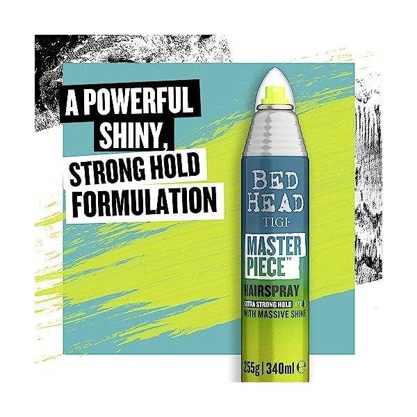 TIGI Bed Head Masterpiece Laque Brillance À Fixation Forte 340&nbsp;Ml