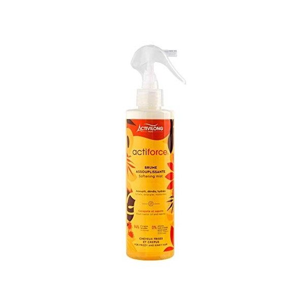 Brume Assouplissante Cheveux Frisés et Crépus Activilong Actiforce Carapate et Sapote 250 ml