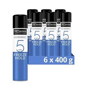 TRESemme Freeze Hold Lot de 6 sprays anti-frisottis 24 heures pour une finition ultime 400 ml