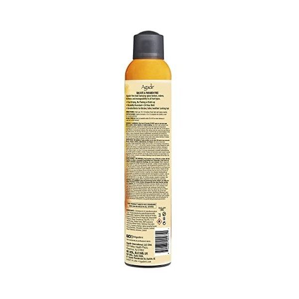 Agadir Argan Oil Firm Hold Hair Spray For Unisex 10.5 oz Hair Spray