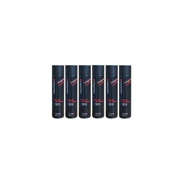 6&nbsp;x Goldwell Salon Only Hair Lacquer 600&nbsp;ml.