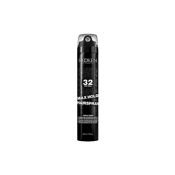 Redken, Spray Fixant Tenue Super Forte, Fini Brillant, Protection contre lHumidité 24H, Maintien 8H, Pour Tous Types de Chev