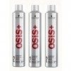 Schwarzkopf OSiS+ Freeze Lot de 3 sprays de fixation forte pour cheveux, 500 ml chacun