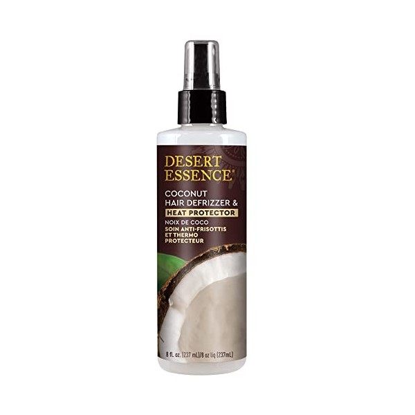 Desert Essence, Coconut Hair Defrizzer & Heat, 237ml