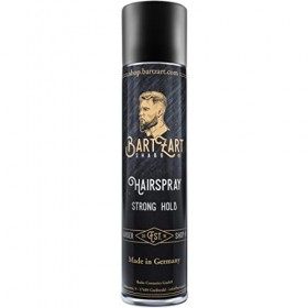 Laque pour hommes BartZart I Laque pour hommes 400 ml à tenue forte I Laque mate pour plus de volume I Produits coiffants dir