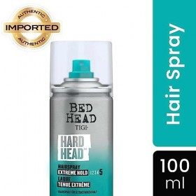 TIGI Bed Head Hard Head Laque Tenue Extra Forte Format Voyage 100&nbsp;Ml
