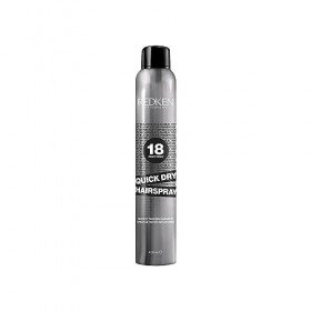 Redken, Spray Fixant Instantanée Aérosol, Fini Léger & Brillant, Séchage Rapide, Pour Tous Types de Cheveux, Quick Dry, 400 m