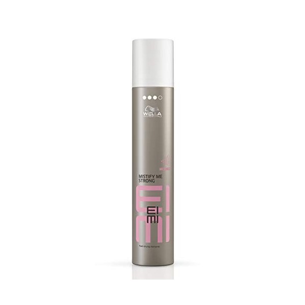 Wella EIMI MISTIFY STRONG - Vernis professionnel en spray fixation douce à séchage rapide - 300 ml