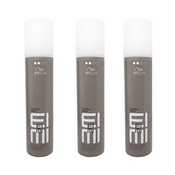 Wella eimi Flexible Finition Non Aérosol Working modellier Spray 250 ml 3 er Pack 