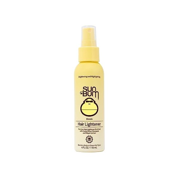 Sun Bum Blonde Formula Hair Lightener, 4oz Spray Bottle, Hair Highlighting Spray