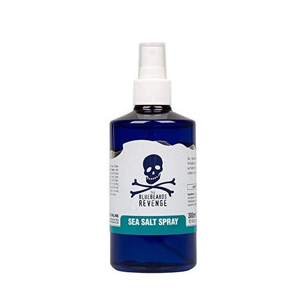 The Bluebeards Revenge, Sea Salt Spray For Curly Hair Adds Texture, Volume For A Natural Matt Styled Finish, Vegan Friendly, 