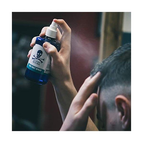 The Bluebeards Revenge, Sea Salt Spray For Curly Hair Adds Texture, Volume For A Natural Matt Styled Finish, Vegan Friendly, 