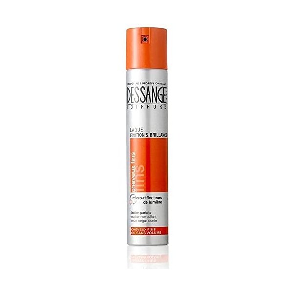 DESSANGE Laque Cheveux Fins - Spray Fixation Légère 300ml - Brume Coiffante pour Volume et Tenue Longue Durée - Le Lot De 3