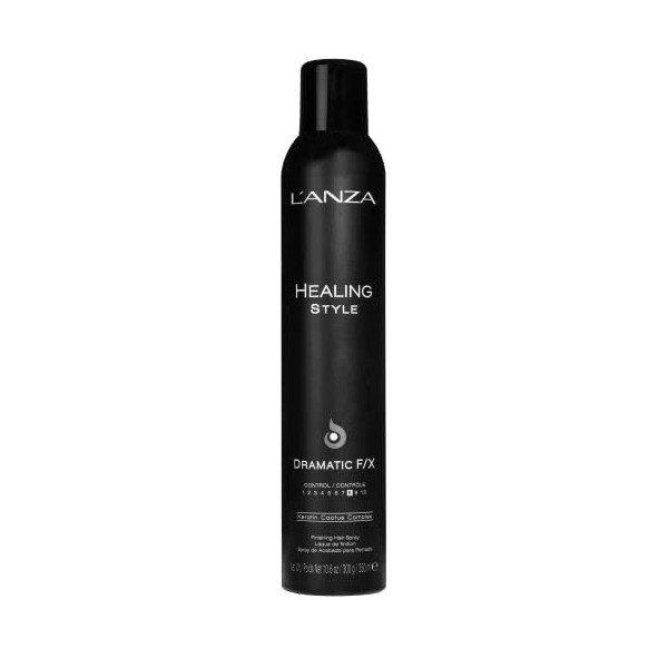 LANZA Spray Coiffant Dramatic F/X Fixation Forte - Élimine les Frisottis, Nourrit et Restructure le Cheveu Pendant la Coiffu