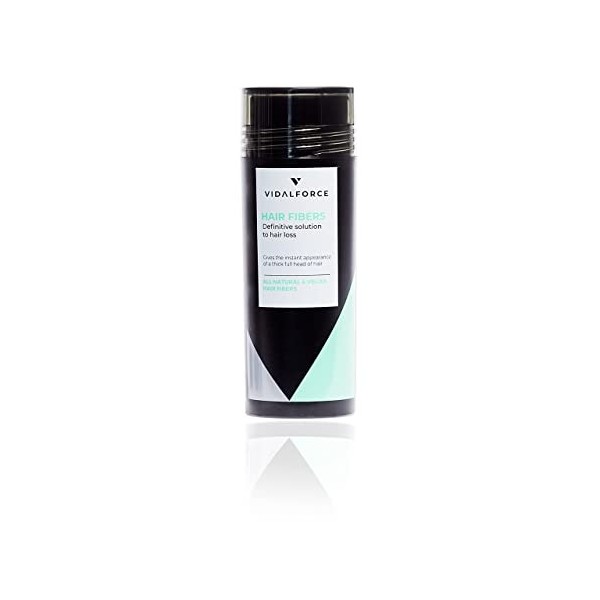 Poudre densifiante volumatrice pour cheveux - Calvitie, perte de cheveux & racines - Microfibres de kératine naturelle. Poudr