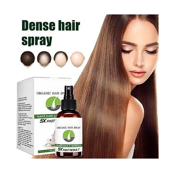 Sysdisen Spray volume pour cheveux | Spray naturel boost pour cheveux fins, distributeur efficace de volume de racines pour c