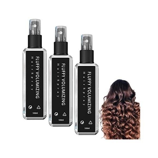 Zozoyellow Lot de 3 sprays volumisateurs pour cheveux Zozoyellow - Spray épaississant pour cheveux aux protéines végétales na