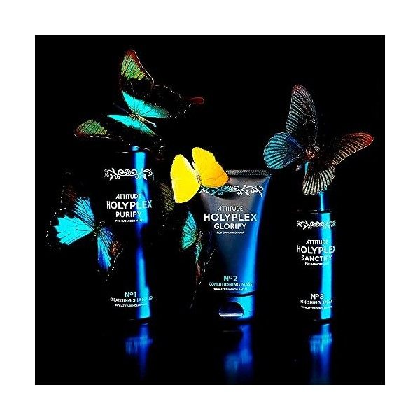 Attitude Hair Dye | Spray de Finition Végétalien et Cruel aux Protéines Végétales | Spray Hydratant pour Cheveux Abîmés | Pro