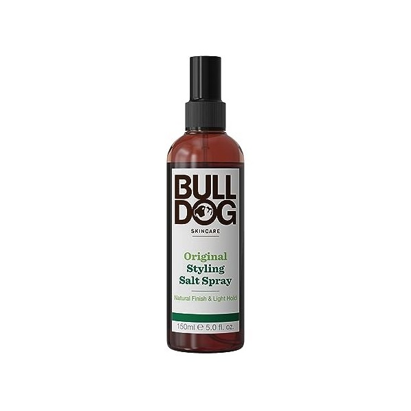 BULLDOG - Soin des cheveux pour homme | Spray de sel coiffant original | Tenue légère et finition texturée naturelle | 150 ml
