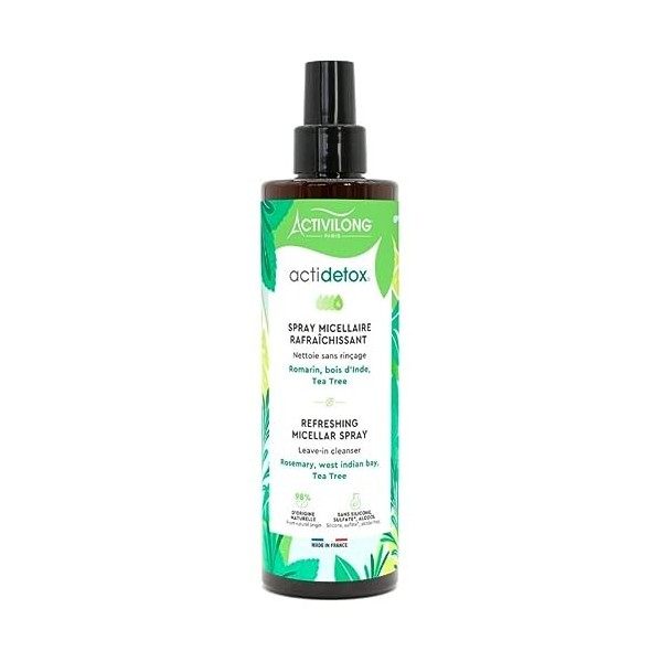 Spray Micellaire Capillaire Rafraichissant Activilong Actidetox 250 ml