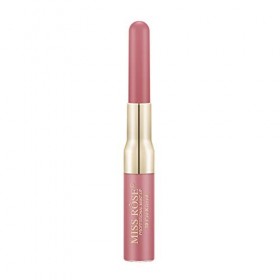 Maquillage Fille 6 Ans Bio Rouge à lèvres Lip Crayon Dual Pen Lasting Long Liner Makeup Lipstick Maquillage Coffret K, One S