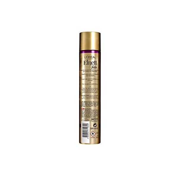 Elnett LOréal Paris Elnett Laque Huile Précieuse à lhuile dargan 300 ml