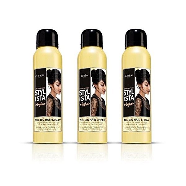 LOréal Paris Stylista Spray Volume Push Up 150 ml - Lot de 3