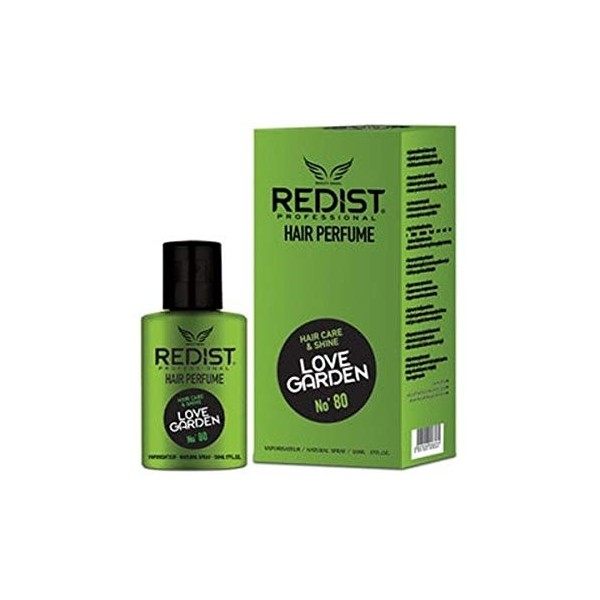 Redist Hair Perfume Love Garden No.80 – Parfum pour cheveux pour femme – Parfum longue durée – Neutralise les odeurs désagréa