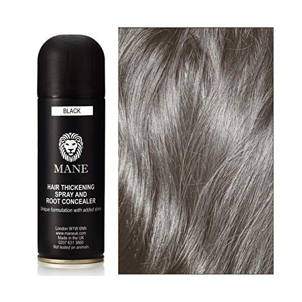 Mane Spray épaississant- Hair Thickener - 200 ml - Black 12 couleurs disponibles 