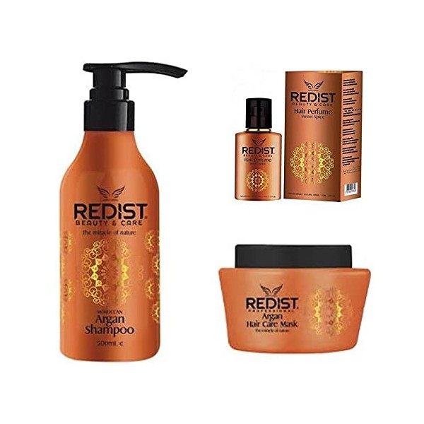 Redist Hair Perfume SWEET SPICE Argan – Parfum pour cheveux pour femme – Parfum longue durée – Neutralise les odeurs désagréa