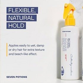 Seven Potions Spray Texturisant au Sel Pour Homme — Naturel, À Base dEau, Finition Mat, Tenue Texturisée pour le Volume & Pr