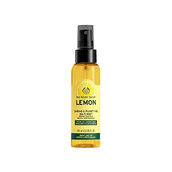 The Body Shop Brume capillaire soin et purifiante au citron 100 ml – Laisse les cheveux propres et sentant frais