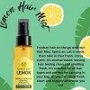 The Body Shop Brume capillaire soin et purifiante au citron 100 ml – Laisse les cheveux propres et sentant frais