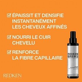 Redken, Spray Densifiant Instantané pour Cheveux en Perte de Densité, Redken Brews