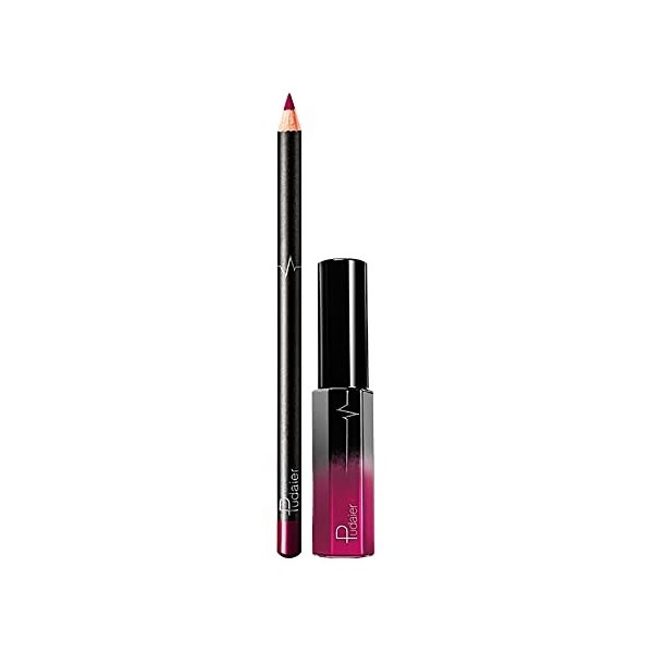 Maquillage Noir Rouge à lèvres maquillage longue beauté dames brillant Sexy mat hydratant rouge à lèvres durable Base De Glos