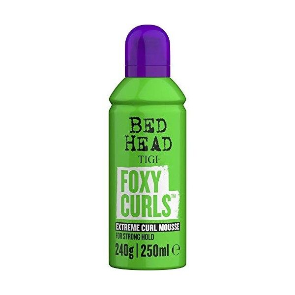 TIGI Bed Head Foxy Curls Mousse Pour Cheveux Bouclés Fixation Forte 250 Ml