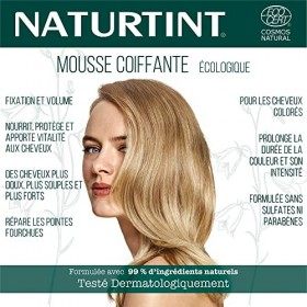 Naturtint Eco Mousse Coiffant - Répare et Protège les Cheveux des Agressions Extérieures, 99% Ingrédients Naturels, Cheveux p