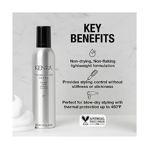 Kenra Extra Volume Mousse 17, 8-Ounce by Kenra