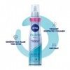 NIVEA Mousse de soin de volume extra forte 150 ml , mousse capillaire nourrissante avec protection thermique, panthénol et v