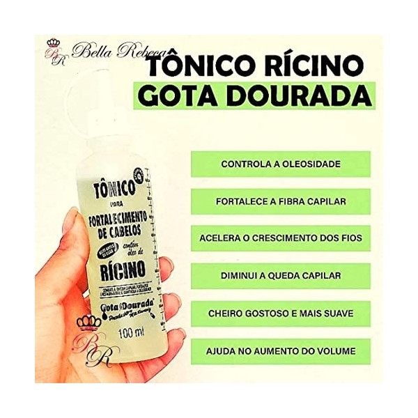 GOTA DOURADA Tonique Ricino Capilar Renforcement 100 ml