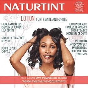 Naturtint Eco Lotion Fortifiante - Renforce et donne de la densité | Arrête la chute des cheveux | 99% Ingrédients Naturels |