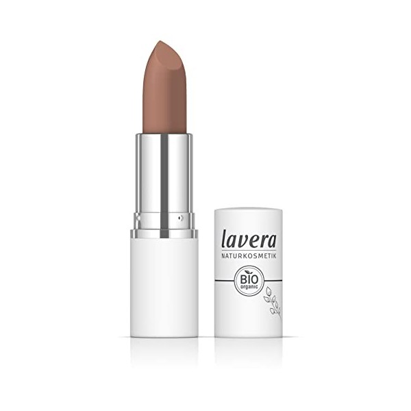 lavera Comfort Matt Lipstick -Primrose 06 - Couleur intense - Fini mat - Grand confort - Jusquà 6 heures de tenue - vegan - 