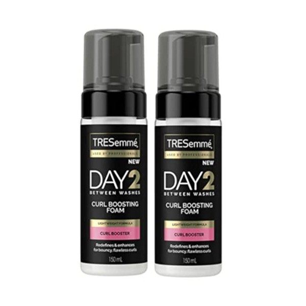 TRESemme Day 2 Lot de 2 mousses légères pour boucles 150 ml