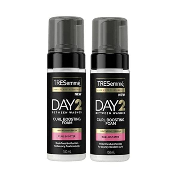 TRESemme Day 2 Lot de 2 mousses légères pour boucles 150 ml