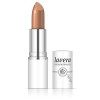 lavera Cream Glow Lipstick -Peachy Nude 04 - Couleur intense - Fini satiné brillant - Grand confort - Jusquà 6 heures de ten