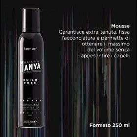 Kemon Hair Manya Per Lui Build Foam 250ml - mousse fixation extra