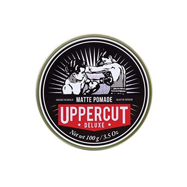 Uppercut Deluxe Matte Pomade Hair Styling Product For Men With A Medium Hold, No Shine Water Based Matte Hair Styling Product