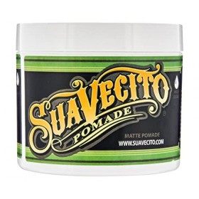 Suavecito Matte Pomade Shine-Free Formula, Medium Hold Hair Pomade For Men, Low Shine Matte Hair Paste, 4oz/113g