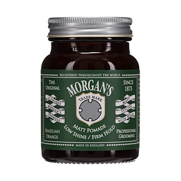 MORGAN Morgans Matt Pomade Low Shine/Firm Hold 100G, noir, standard